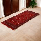 Tapis turkmène Balisht Nakhsha 48x107 tapis authentique noué main