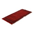 Tapis turkmène Balisht Nakhsha 48x107 tapis authentique noué main