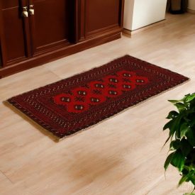   Tapis turkmène Balisht Nakhsha 48x95 tapis authentique noué main