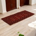 Tapis turkmène Balisht Nakhsha 53x100 petit tapis noué main