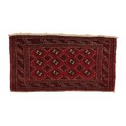 Tapis turkmène Balisht Nakhsha 57x110 tapis authentique noué main