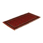 Tapis turkmène Balisht Nakhsha 48x95 petit tapis noué main