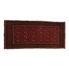 Tapis turkmène Balisht Nakhsha 53x115 petit tapis noué main