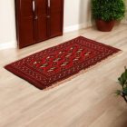 Tapis turkmène Balisht Nakhsha 49x89 tapis authentique noué main