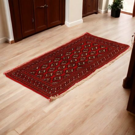Tapis turkmène Balisht Nakhsha 51x101 tapis authentique noué main