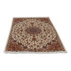 Tapis en soie Parnian beige 120x180 Tapis en viscose de soie de haute qualité provenant d'Iran