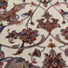 Tapis en soie Parnian beige 120x180 Tapis en viscose de soie de haute qualité provenant d'Iran