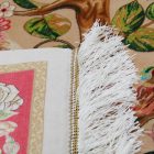 Tapis en soie motif Arbre de Vie beige 100x150 Tapis en viscose de soie d'Iran