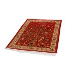 Tapis en soie motif Arbre de Vie bordeaux 80x120 Tapis en viscose de soie de haute qualité provenant d'Iran