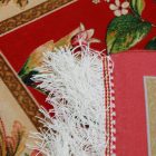 Tapis en soie motif Arbre de Vie bordeaux 80x120 Tapis en viscose de soie de haute qualité provenant d'Iran