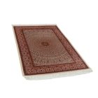 Tapis en soie Soltaniye cream 100x150 Tapis en viscose de soie d'Iran