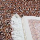 Tapis en soie Soltaniye cream 100x150 Tapis en viscose de soie d'Iran