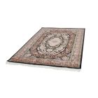 Tapis en soie Nasrin Bleu 150x225 Tapis en viscose de soie de haute qualité provenant d'Iran