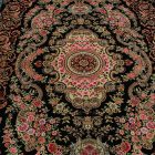 Tapis en soie Nasrin Bleu 150x225 Tapis en viscose de soie de haute qualité provenant d'Iran