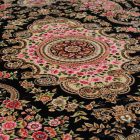 Tapis en soie Nasrin Bleu 150x225 Tapis en viscose de soie de haute qualité provenant d'Iran