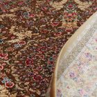 Tapis en soie Nirvana cannelle 100x150 Tapis en viscose de soie d'Iran