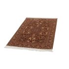 Tapis en soie Nirvana cannelle 60x90 Tapis en viscose de soie de haute qualité provenant d'Iran