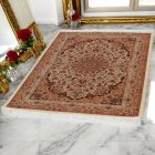 Tapis en soie Helya cream 100x150 Tapis en viscose de soie de haute qualité provenant d'Iran