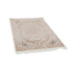 Tapis en soie Helya cream 100x150 Tapis en viscose de soie de haute qualité provenant d'Iran