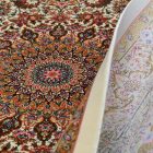 Tapis en soie Helya cream 100x150 Tapis en viscose de soie de haute qualité provenant d'Iran