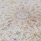 Tapis en soie Helya cream 150x225 Tapis persan en viscose de soie