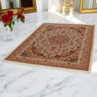 Tapis en soie Helya cream 80x120 Tapis en viscose de soie d'Iran