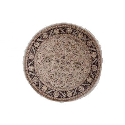 Tapis rond Ispahan 305x306 tapis persan fait main pour le salon