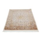 Tapis en soie Negin cream 100x150 Tapis en viscose de soie de haute qualité provenant d'Iran