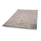 Tapis en soie Mojan bleu clair 150x225 Tapis persan en viscose de soie