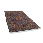 Tapis en soie Mojan bleu clair 150x225 Tapis persan en viscose de soie