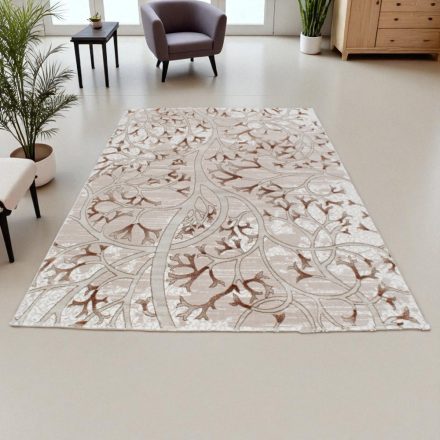 Tapis moderne beige brun MERO 140x200 Tapis salon, tapis chambre