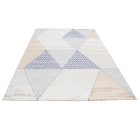 Tapis moderne beige brun bleu 200x300 Tapis salon