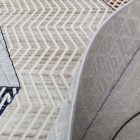 Tapis moderne beige brun bleu 200x300 Tapis salon