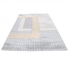 Tapis moderne beige brun bleu DIANA 140x200 Tapis salon, tapis chambre