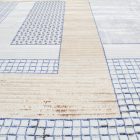 Tapis moderne beige brun bleu DIANA 140x200 Tapis salon, tapis chambre