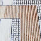 Tapis moderne beige brun bleu DIANA 140x200 Tapis salon, tapis chambre