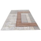 Tapis moderne beige brun bleu DIANA 80x150 Tapis salon, tapis chambre