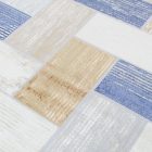 Tapis moderne gris bleu brun SAMI 140x200 Tapis salon, tapis chambre