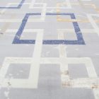 Tapis moderne gris brun bleu AMIR 140v200 Tapis salon, tapis chambre