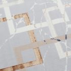 Tapis moderne gris brun bleu AMIR 140v200 Tapis salon, tapis chambre