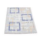 Tapis moderne gris brun bleu AMIR 80x150 Tapis salon, tapis chambre