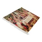 Tapis en soie La Cène 80x120 Tapis en viscose de soie d'Iran