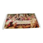 Tapis en soie La Cène 80x120 Tapis en viscose de soie d'Iran
