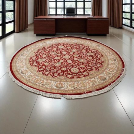 Tapis rond Ispahan 247x249 tapis persan fait main pour le salon
