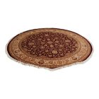 Tapis rond Ispahan 247x249 tapis persan fait main pour le salon