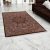 Tapis en soie Paniz marron 150x225 Tapis en viscose de soie d'Iran