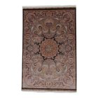 Tapis en soie Paniz marron 150x225 Tapis en viscose de soie d'Iran