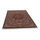 Tapis en soie Paniz marron 150x225 Tapis en viscose de soie d'Iran