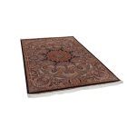 Tapis en soie Paniz marron 150x225 Tapis en viscose de soie d'Iran