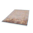 Tapis en soie Golara bleu foncé 150x225 Tapis en viscose de soie de haute qualité provenant d'Iran